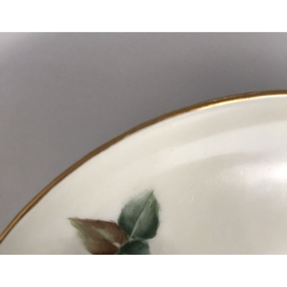 Hand Painted Morning Glory Plate Art by Honey Lee Limoges France Gold Rim G.A.H. - Picture 8 of 11